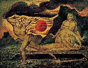 William Blake The murder of Abel oil painting